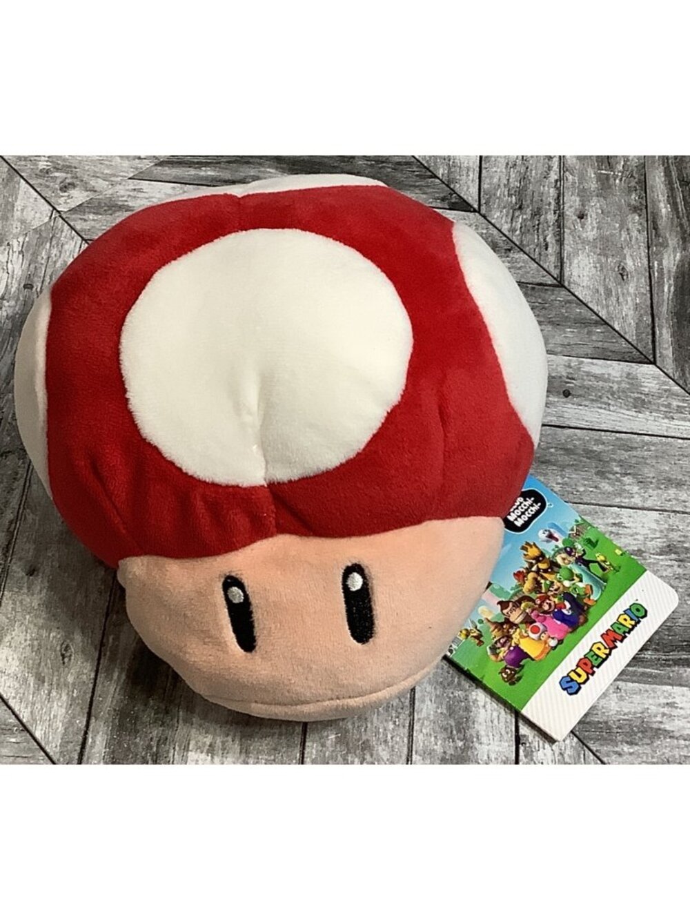 Mocchi Mocchi Super Mario Club Toad Mushroom Plush 12" Collectible Toy